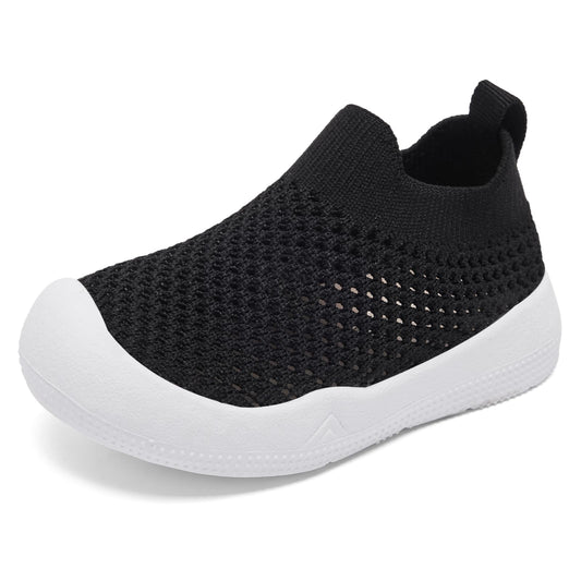 Eashi Baby Boy Girl Non-Skid Indoor Infant Walking Shoes Breathable Warm Elastic Sock Shoes with Memory Sole Protect Toes Outdoor Sneakers
