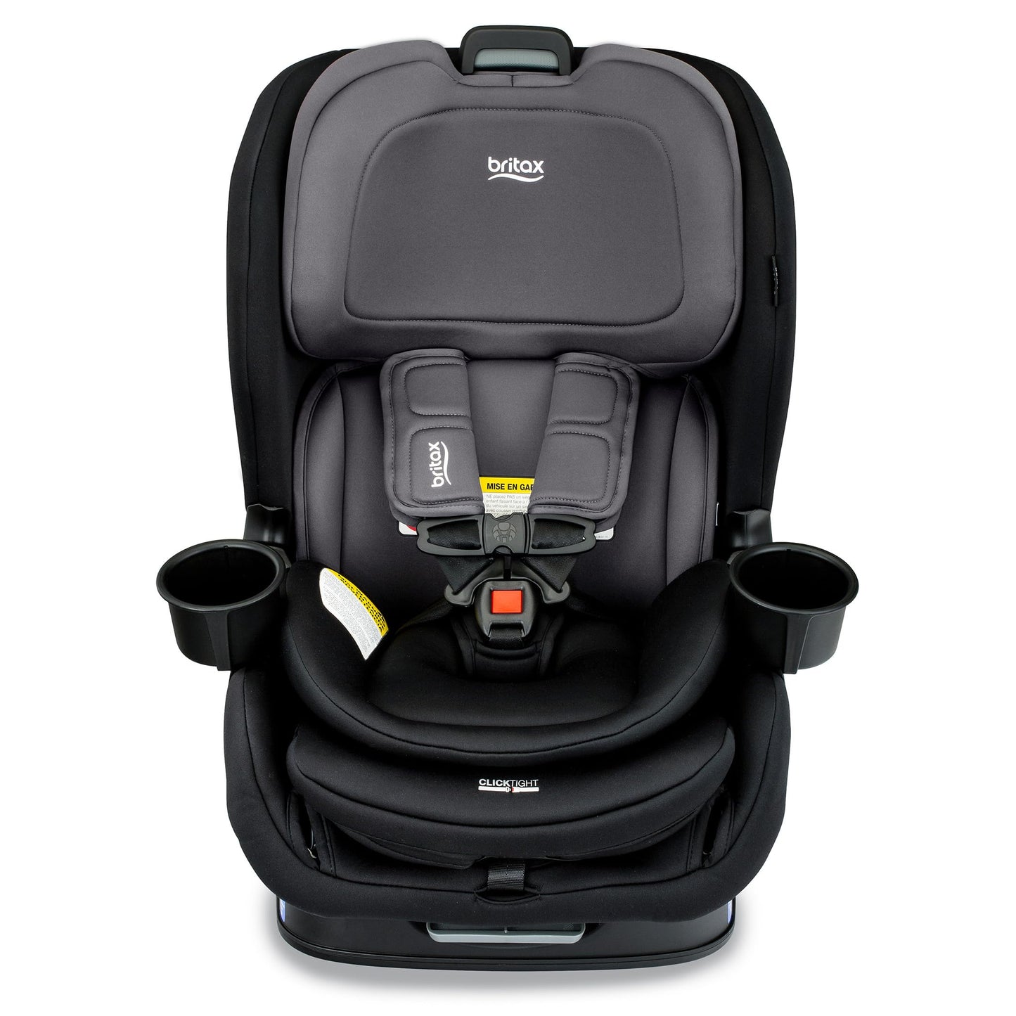 Britax Poplar S Convertible Car Seat, 2-in-1 Car Seat with Slim 17-Inch Design, ClickTight Technology, Arctic Onyx