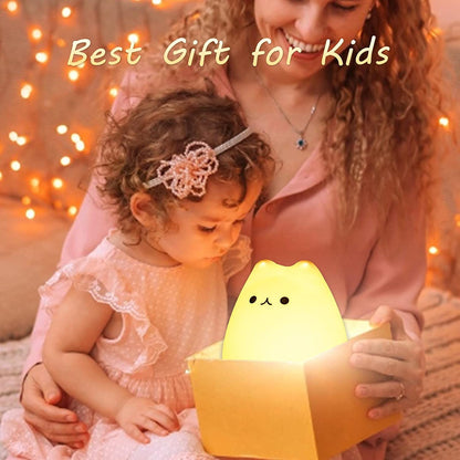 ZKLiLi Shark Night Light for Kids, Shark Lights for Boys & Girls - Christmas Gifts, Kids & Teens Room Decor, Silicone Animal Night Lamp Gift