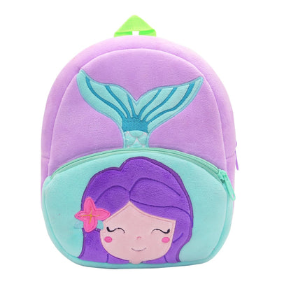 NICE CHOICE Cute Toddler Backpack Toddler Bag Plush Animal Cartoon Mini Travel Bag for Baby Girl Boy 2-6 Years(Grey Elephant)