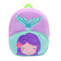 NICE CHOICE Cute Toddler Backpack Toddler Bag Plush Animal Cartoon Mini Travel Bag for Baby Girl Boy 2-6 Years(Grey Elephant)