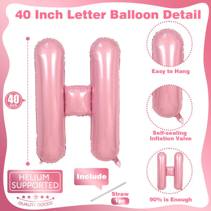 40 Inch Beige OH BABY Balloon for Baby Shower, Large Cream White Oh Baby Balloons Letters with Ribbon, Neutral Ivory Alphabet Oh Baby Balloon Banner Sign for Gender Reveal Backdrop Party Decorations