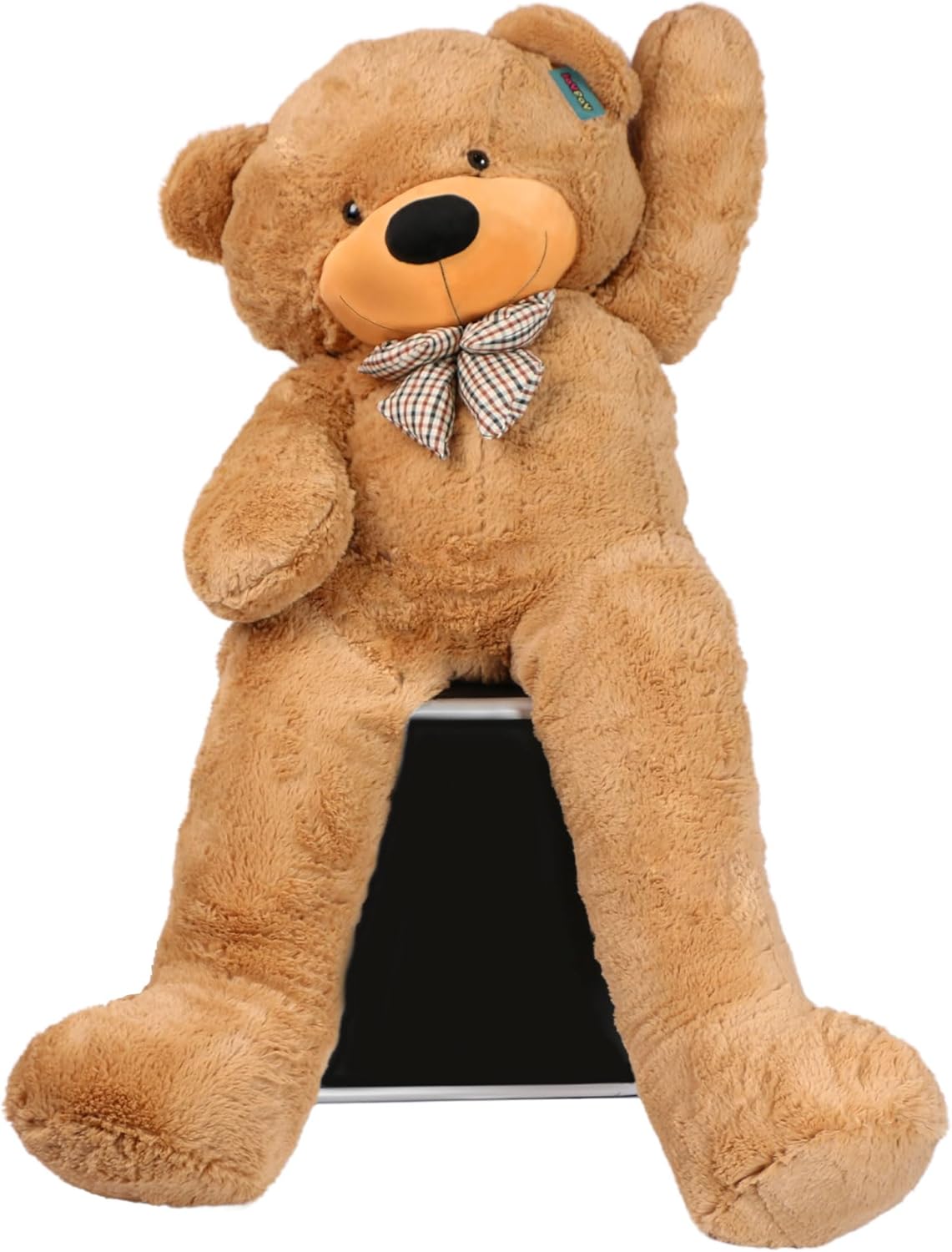 Joyfay 63" Giant Teddy Bear Light Brown Huge 5.25 feet Stuffed Teddy Bear Soft Toy Valentine's Big Gift