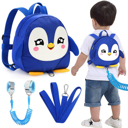 Accmor Toddler Harness Backpack Leash, Cute Dinosaur Backpacks with Anti Lost Wrist Link, Cute Mini Child Backpack Wristband Tether Strap and Protection Leashes for Boys Girls Aged 1-3 Years