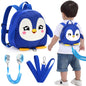 Accmor Toddler Harness Backpack Leash, Cute Dinosaur Backpacks with Anti Lost Wrist Link, Cute Mini Child Backpack Wristband Tether Strap and Protection Leashes for Boys Girls Aged 1-3 Years