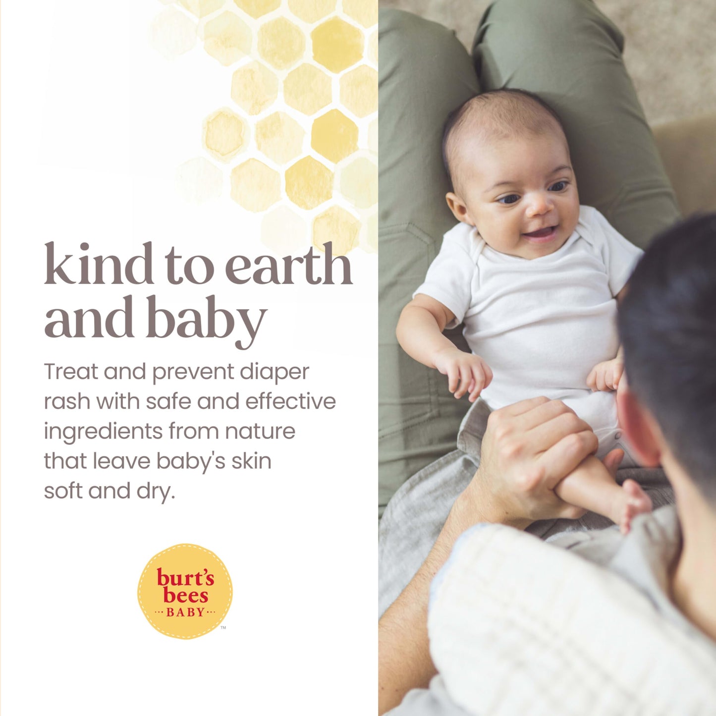 Burt's Bees Baby 100% Natural Origin Multipurpose Healing Ointment, Face & Body Baby Ointment – 7.5 Ounce Tub