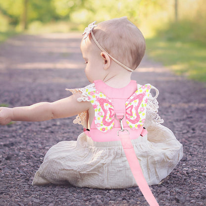 Accmor 3 in 1 Toddler Harness Leashes + Anti Lost Wrist Link, Kids Harness Children Leash for Girls, Child Anti Lost Leash Baby Cute Harness Belt Strap Hold Kids Close While Walking