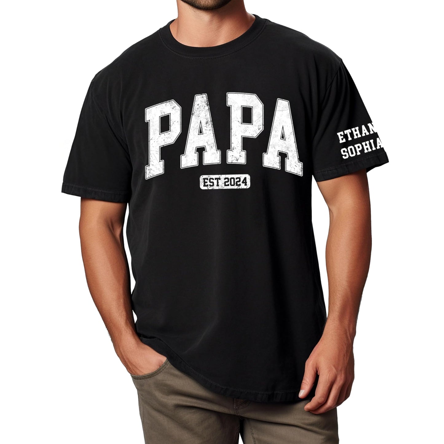 Personalized Custom Grandpa Shirt, Fathers Day Shirt Gifts for Grandpa, Gifts for Dad