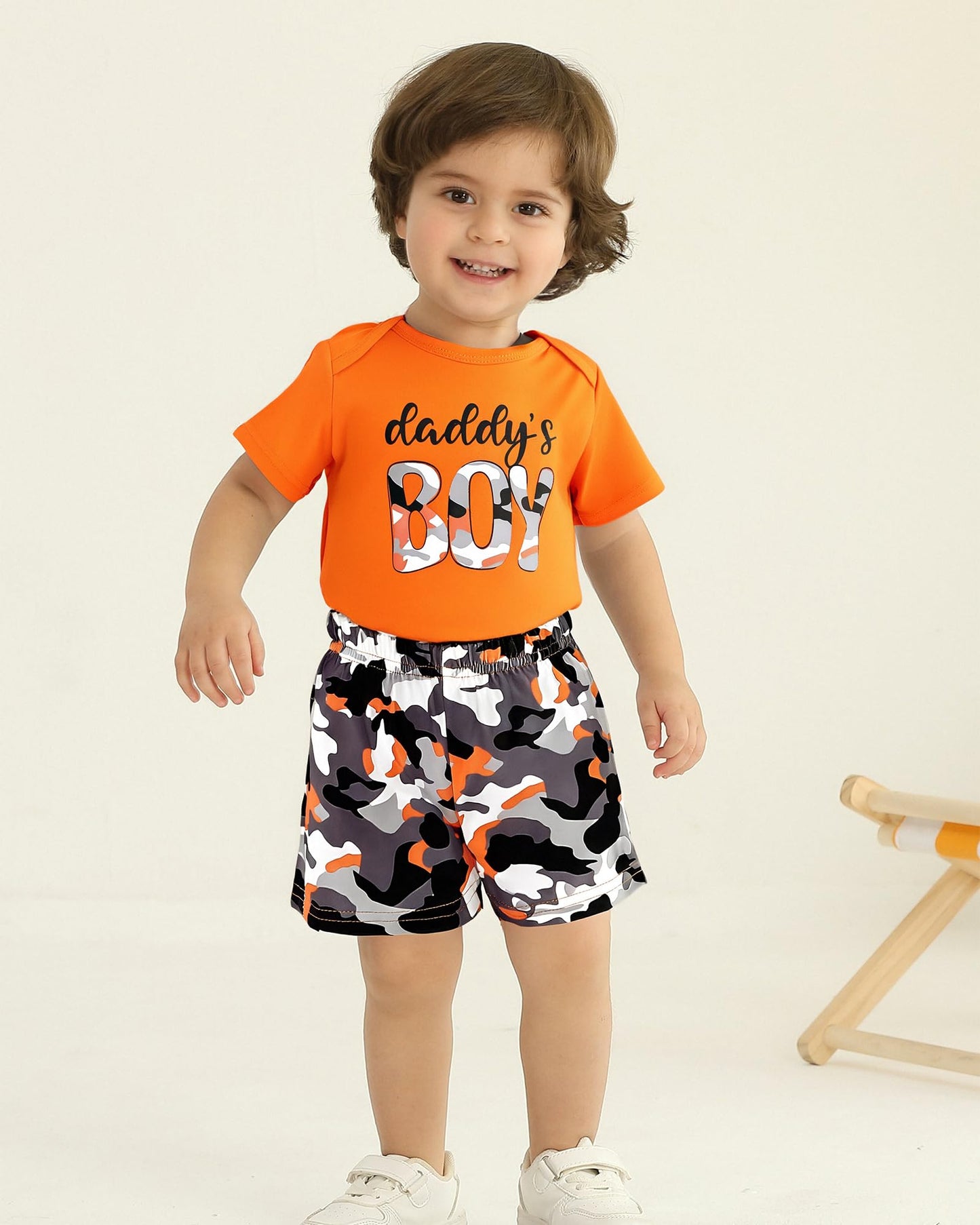 NZRVAWS Newborn Baby Boy Clothes Letter Printed Romper Shorts Summer Infant Outfits Camo Clothing Set 0 3 6 9 12 Months