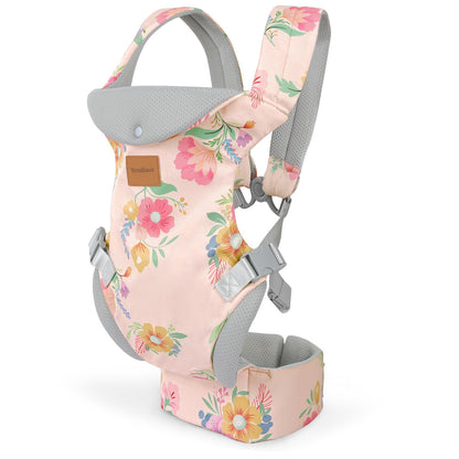 Baby Carrier Newborn to Toddler, Ergonomic Adjustable Toddler Carriers for 7-65 Lbs, Cozy Lightweight Infant Carrier with Neck Support, Baby Holder Carrier with Lumbar Support for Mom Dad