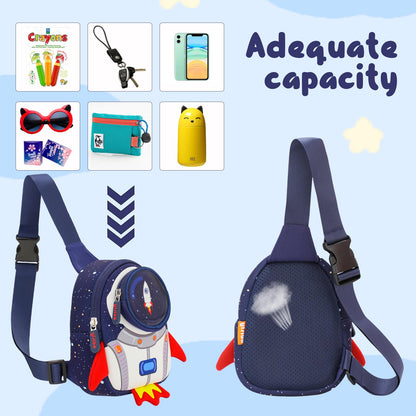 yisibo Rocket Toddler Backpack with Leash,3-6 Years Anti-lost Kids Backpack,Children Backpack for boys girls