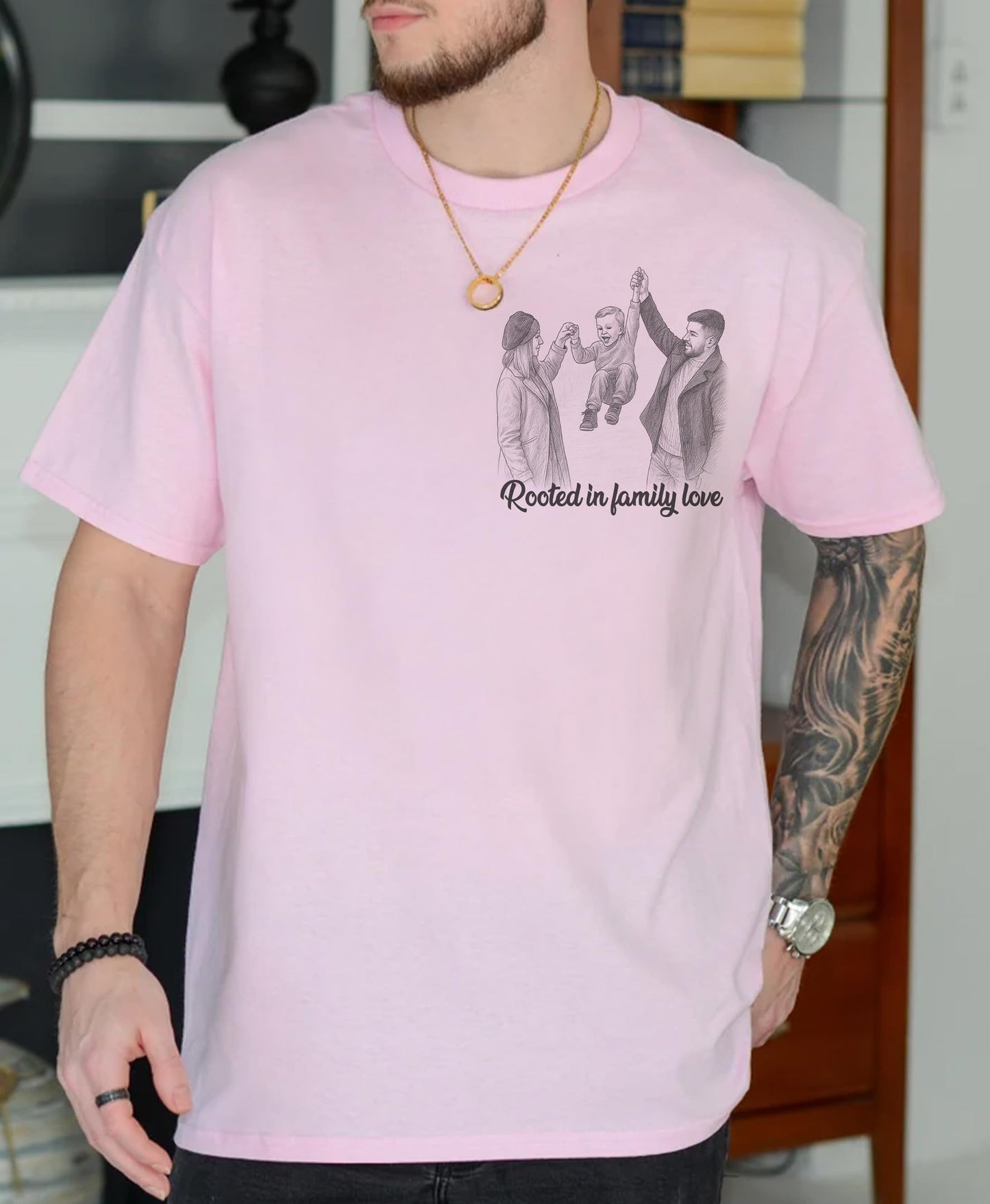 Custom Dad Shirt with Photo Text Custom Fathers Day Shirts for Dad from Son Daughter Mom, Personalized Gift for Father’s Day