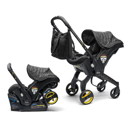 Doona Car Seat & Stroller, Nitro Black - All-in-One Travel System