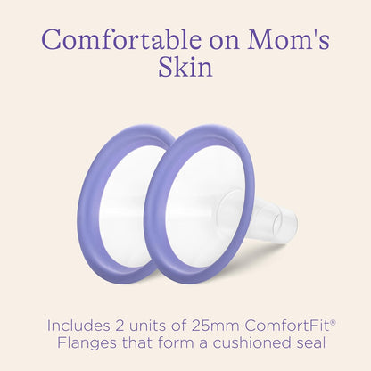 Lansinoh Signature Pro Double Electric Breast Pump, Portable Breast Pump, 3 Power Options, LCD Display, Includes Breast Pump Bag, 25mm Breast Pump Flanges and 2 Lansinoh Baby Bottles (pack of 1)