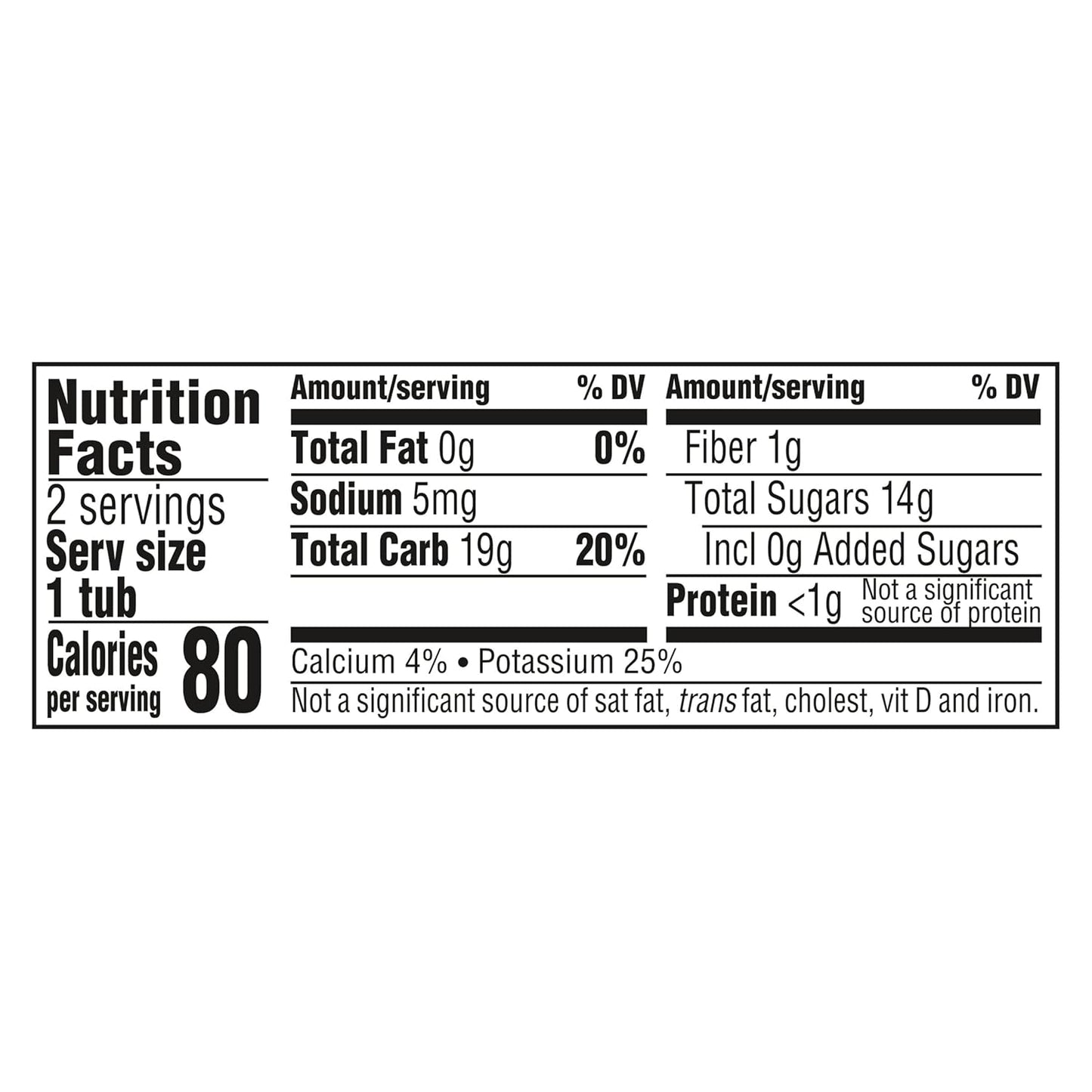 Gerber 2nd Food Baby Food Mango Puree, Natural & Non-GMO, 4 Ounce Tubs, 2-Pack