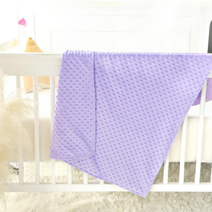 Baby Blanket for Girls, Soft Toddler Blanket 30 x 40 Inch, Newborn Blankets for Nursery, Stroller, Toddler Bed, Carseat, Double Layer, Pink
