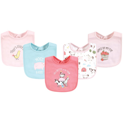 Hudson Baby Unisex BabyCotton Bibs