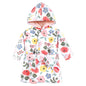 Hudson Baby Unisex Baby Mink with Faux Fur Lining Pool and Beach Robe Cover-ups