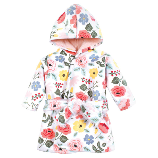 Hudson Baby Unisex Baby Mink with Faux Fur Lining Pool and Beach Robe Cover-ups