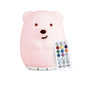 Lumipets Bear, Kids Night Light, Play Music, Silicone Nursery Light for Baby and Toddler, Squishy Night Light for Kids Room, Animal Night Lights for Girls and Boys, Kawaii Lamp, for Bedroom