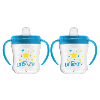 Dr. Brown's Transition Sippy Cup with Soft Spout - Pink - 6oz - 6m+