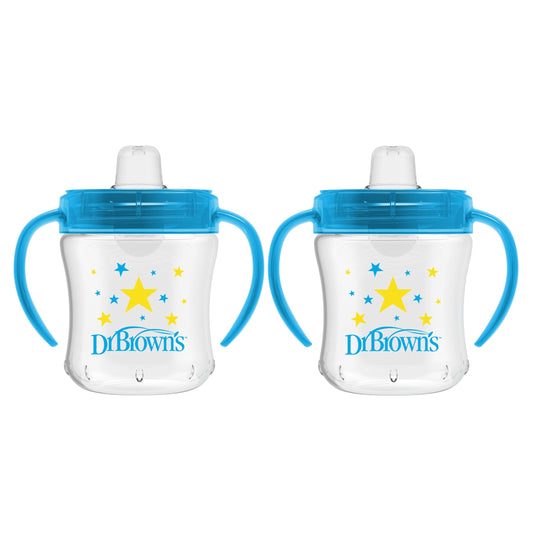 Dr. Brown's Transition Sippy Cup with Soft Spout - Pink - 6oz - 6m+