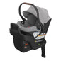 UPPAbaby Aria Lightweight Infant Car Seat/Just Under 6 lbs for Easy Portability/Base with Load Leg + Infant Insert Included/Direct Stroller Attachment/Declan (Oat Mélange/Chestnut Leather)