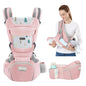 Baby Carrier Newborn to Toddler - Debark Baby Carrier with Hip Seat, 6-in-1 Adjustable Detachable Ergonomic Infant Carrier for Babies from 0-36 Months, Ideal for Baby Travel Essentials (Grey)