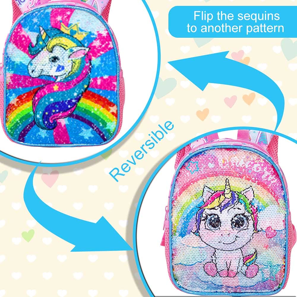 AGSDON Toddler Backpack Leash, 9.5" Safety Harness Dinosaur Bag - Removable Tether