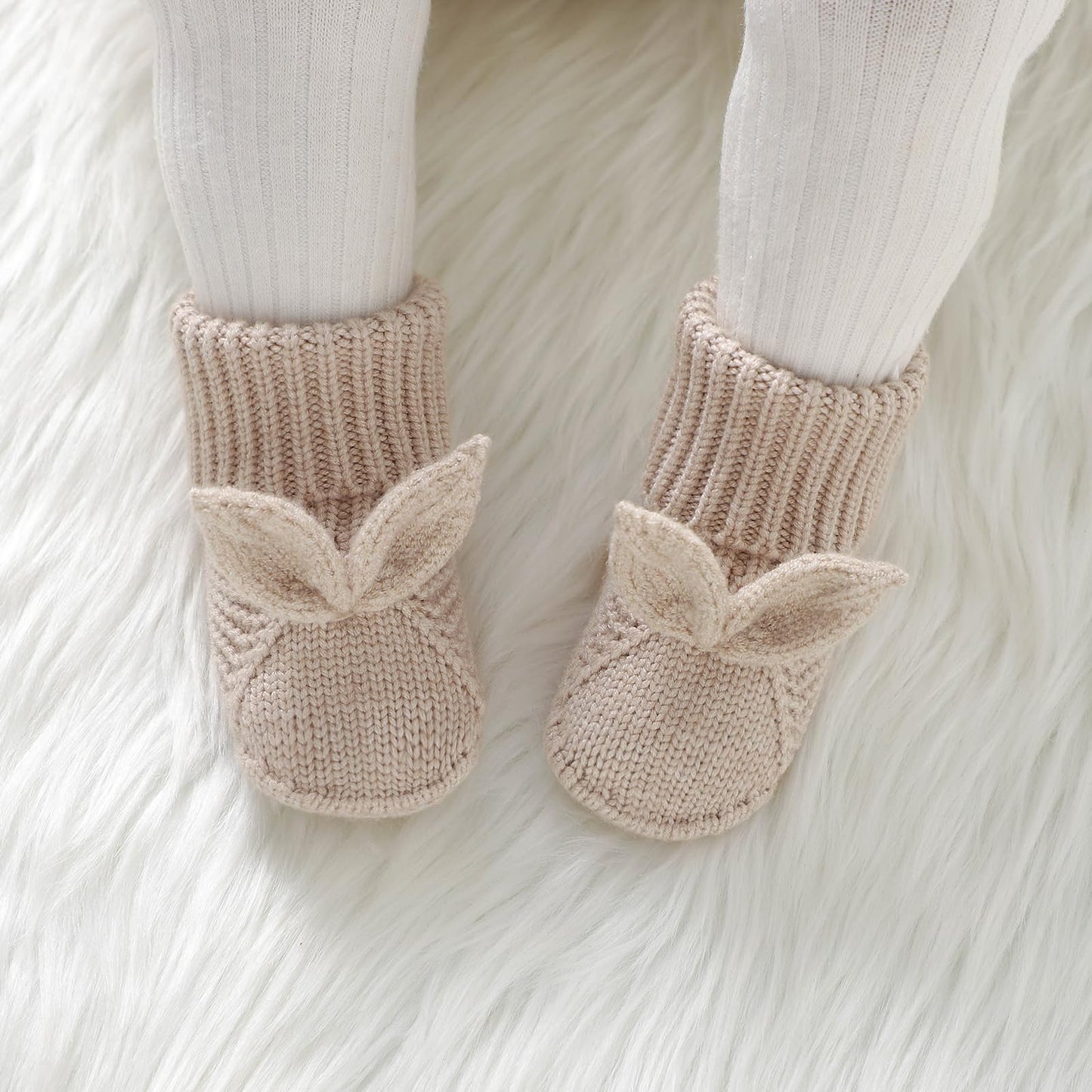Baby Booties Newborn First Walkers Soft Knit Boots Warm Knitted Crib Shoes for Boy Girl Crochet Infant Sock