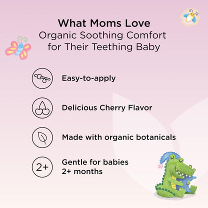 Hyland's Baby Organic Daytime and Nighttime Soothing Drops Combo Pack, Drops for Oral Discomfort, 2 oz.