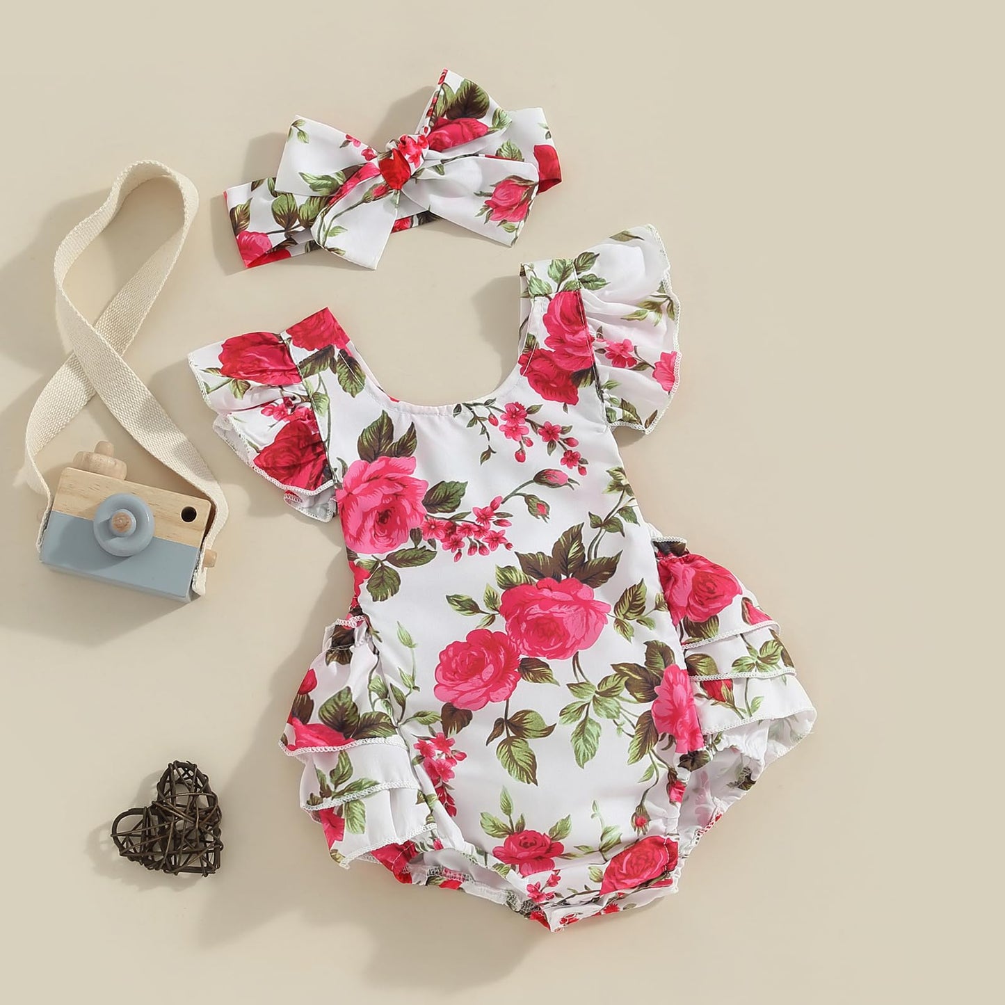 Baby Girls Summer Denim Romper Clothes Dress Newborn Onesie Sunsuit 3 6 9 12 18 Months One-Piece Jumpsuits Outfits