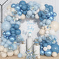 Ouddy Life 157 Pcs Boho Dusty Pink Balloons Arch Garland Kit, Blush Neutral Pink Sand White Metallic Gold Different Size Balloon for Girls Baby Shower Birthday Wedding Gender Reveal Party Decorations