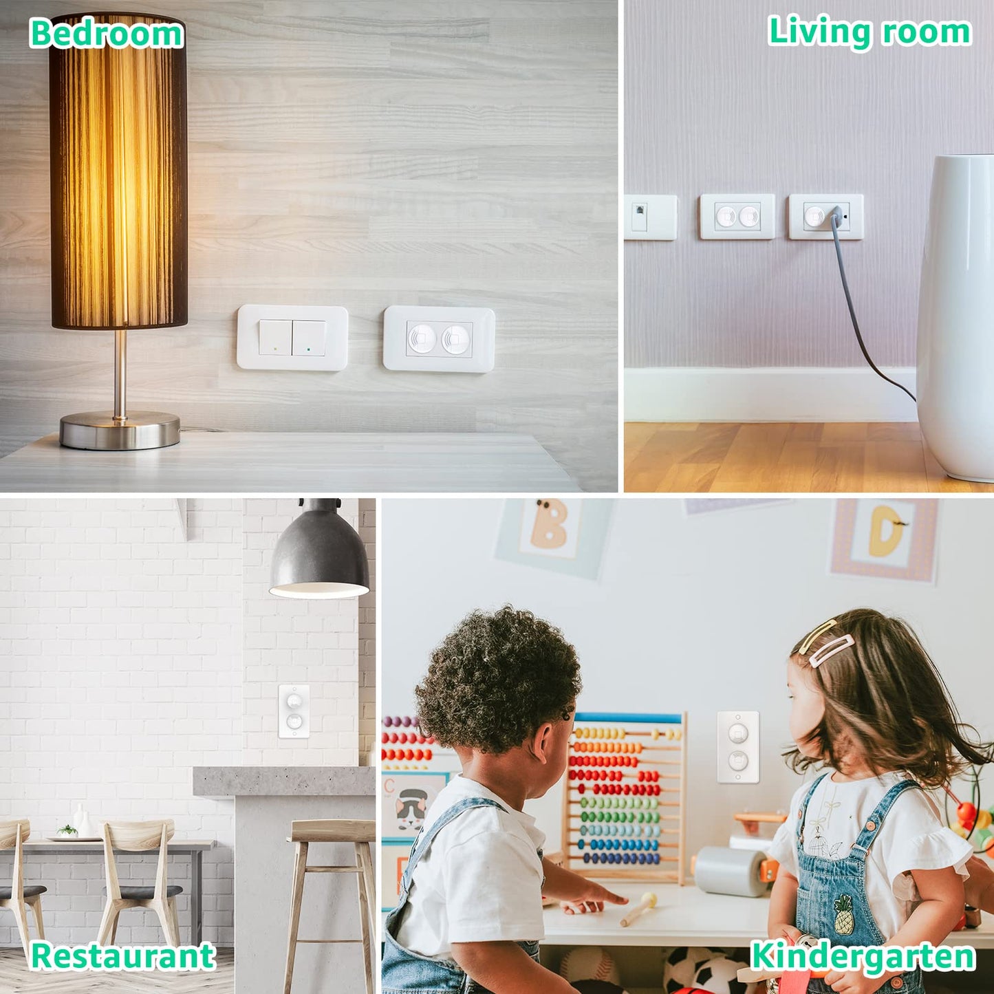 Mom's Choice Gold Awards Winner - Outlet Covers with Hidden Pull Handle Baby Proofing Plug Covers (45 Pack) 3-Prong Child Safety Socket Covers Electrical Outlet Protectors Kid Proof Outlet Cap