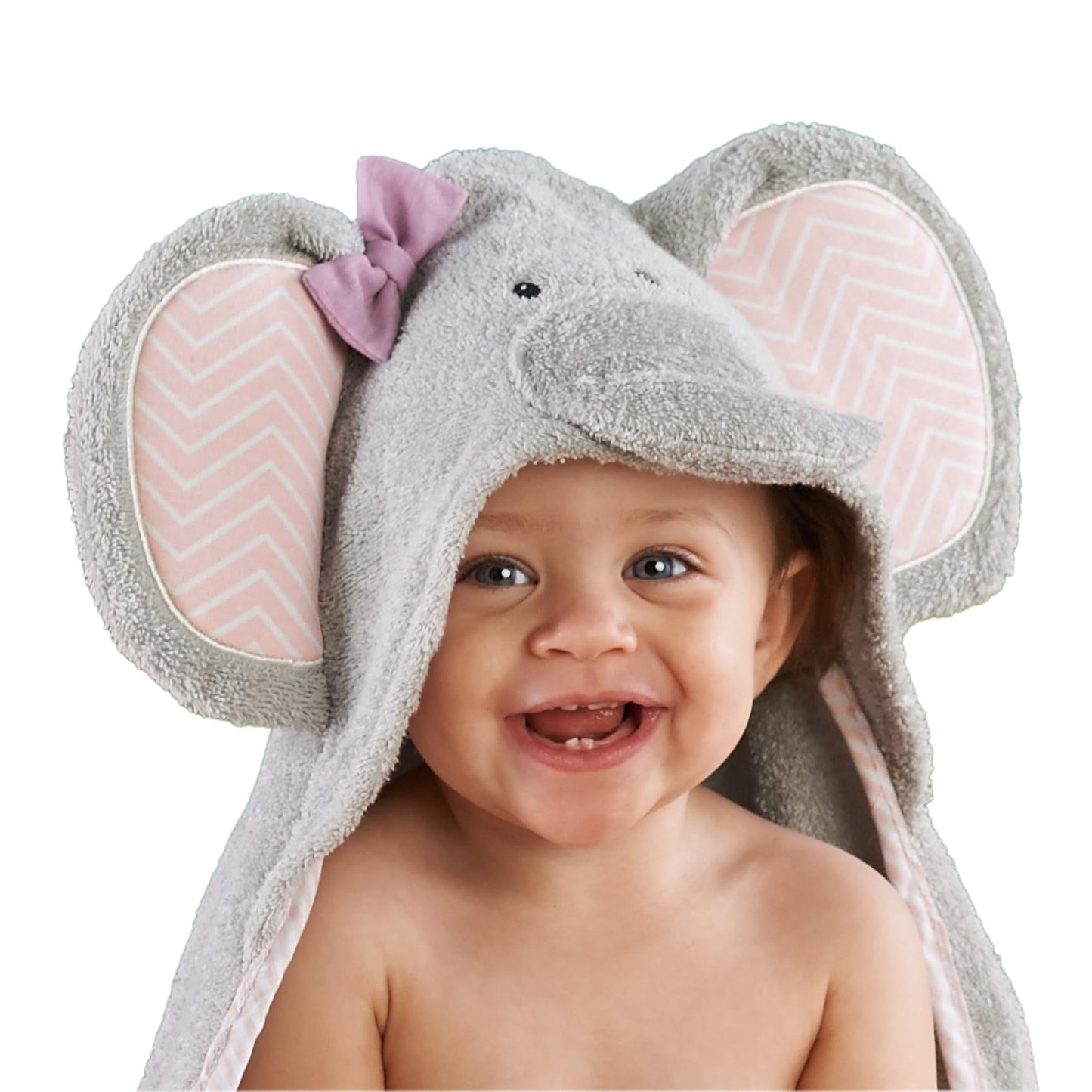 Baby Aspen "Utterly Adorable Cow Hooded Towel/Baby Robe, 0-9 Months