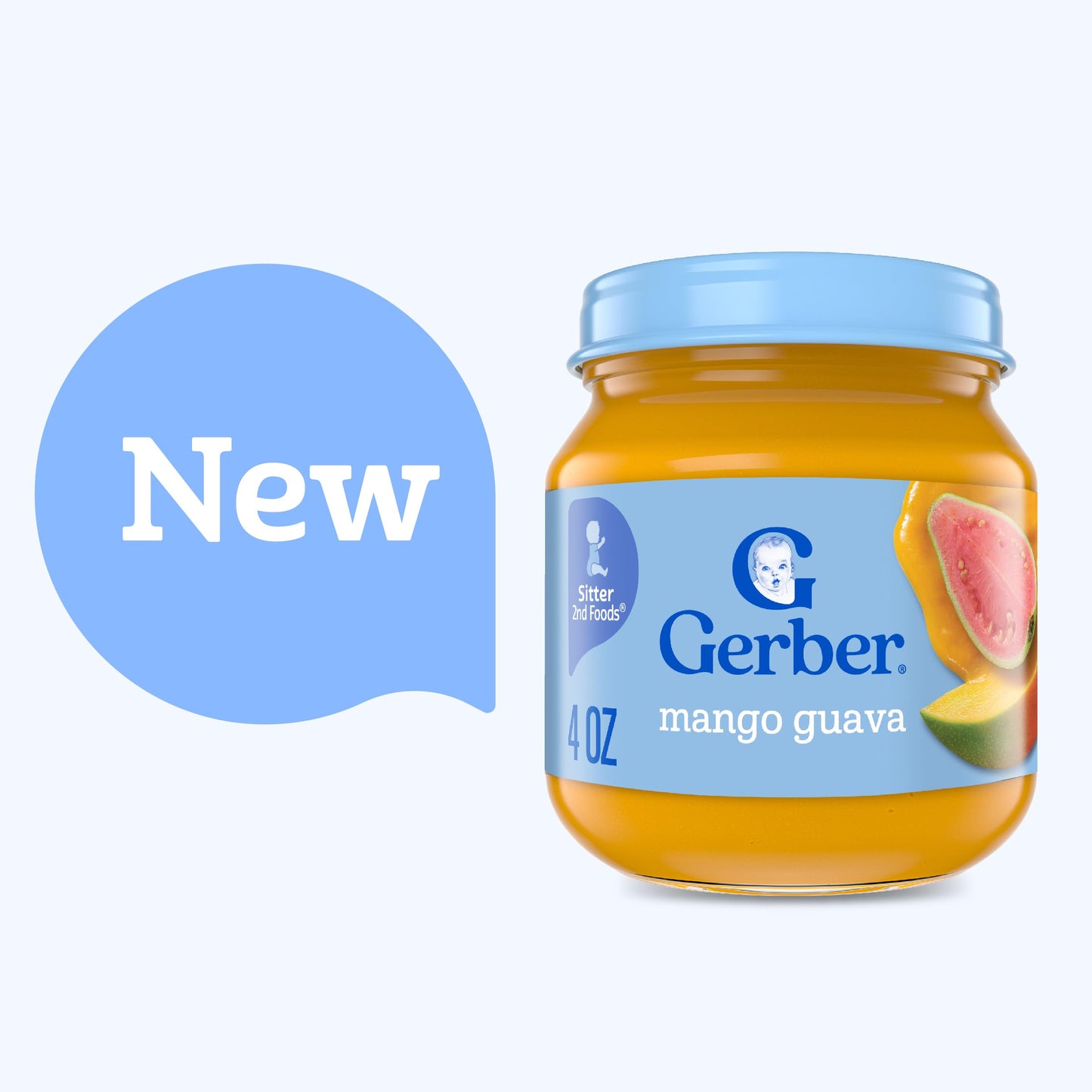 Gerber Stage 1 Baby Food, Organic Butternut Squash Jar, Baby Puree, Non-GMO, Vegetable, Puree Jars Glass, 10-pack