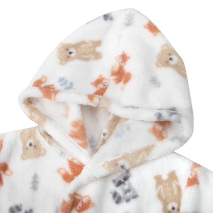 Baby and Infant Bath Robe with Hood and Baby Beach Cover Up for Boys and Girls 0-9 Months (Enchanted Evening)
