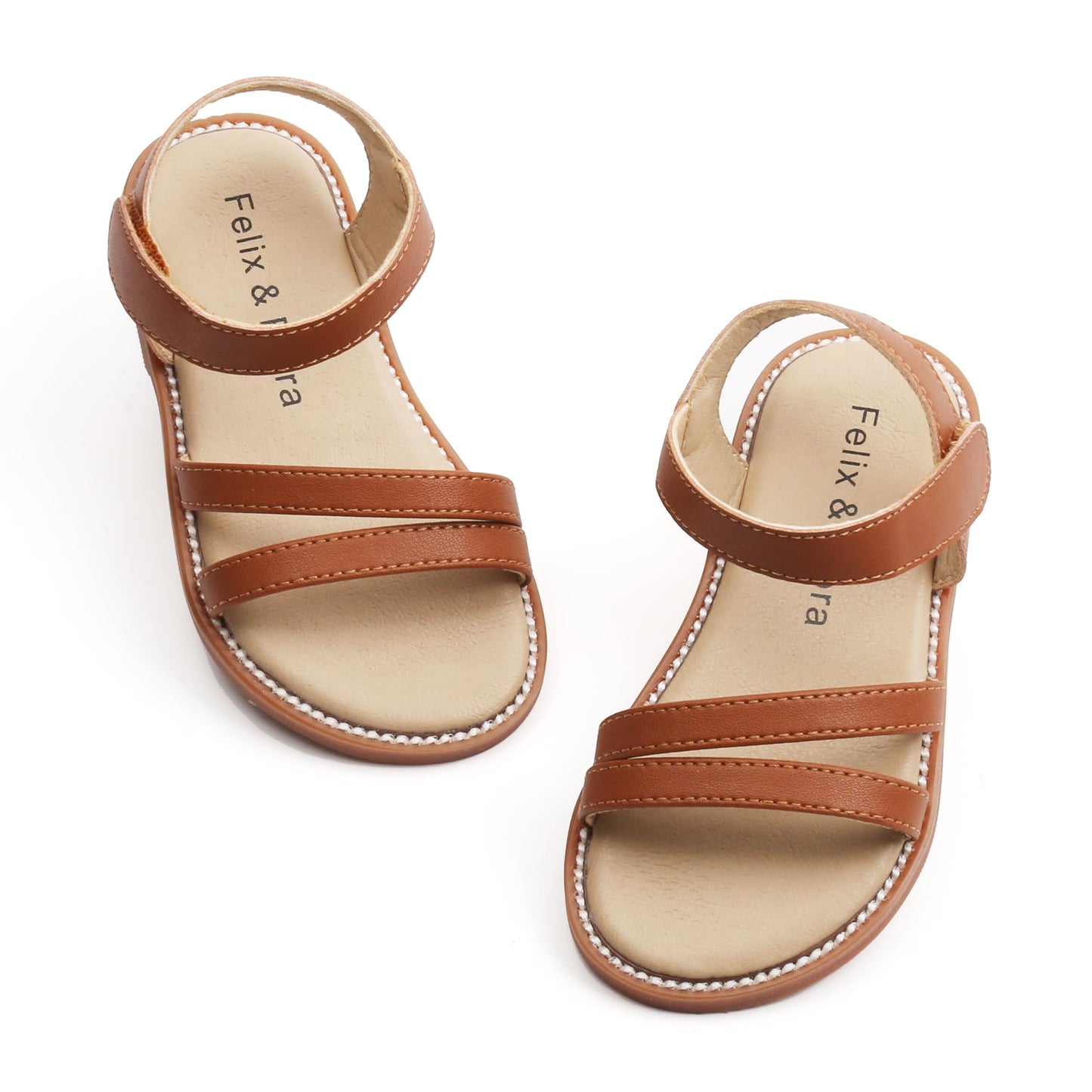 Felix & Flora Toddler Girl Sandals - Little Girl Easter Summer Dress Shoes Lightweight Open Toe Beach Holiday.
