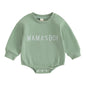VISGOGO Newborn Infant Baby Boy Girls Oversized Romper Little Dude Sweater Onesie Coming Home Outfit Neutral Clothes