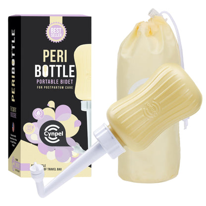 Peri Bottle - Postpartum and Perineal Care - FSA HSA Eligible - Portable Hand Held Travel Bidet Sprayer for Women or Men - Handheld Jet Spray Bottle for Toilet - Pack of 1 - Blue