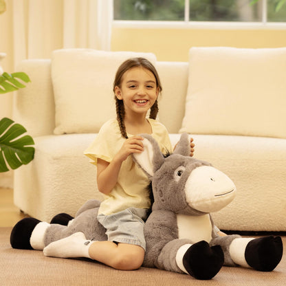 Tezituor 51 inch Giant Alligator Stuffed Animal, 4ft Large Stuffed Crocodile Plush Toy, Hugging Soft Alligator Plush Pillow for Girls Boys