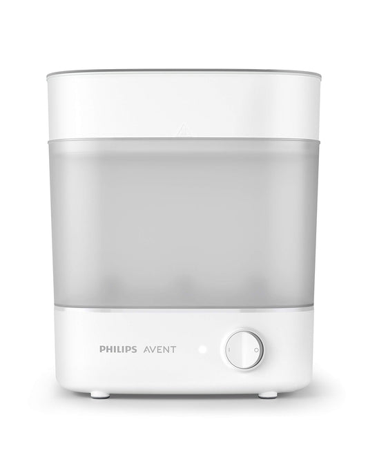 Philips Avent Baby Bottle Sterilizer and Dryer Premium, Removes 99,9% of Bacteria, Chemicals Free, Capacity 6 Bottles/Teats/Accessories, Modular Space Saving Design, Model SCF293