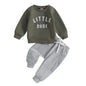 Gender Neutral Baby Boy Girl Fall Winter Clothes Sweatshirt Shirt Pants Toddler Infant Outfit