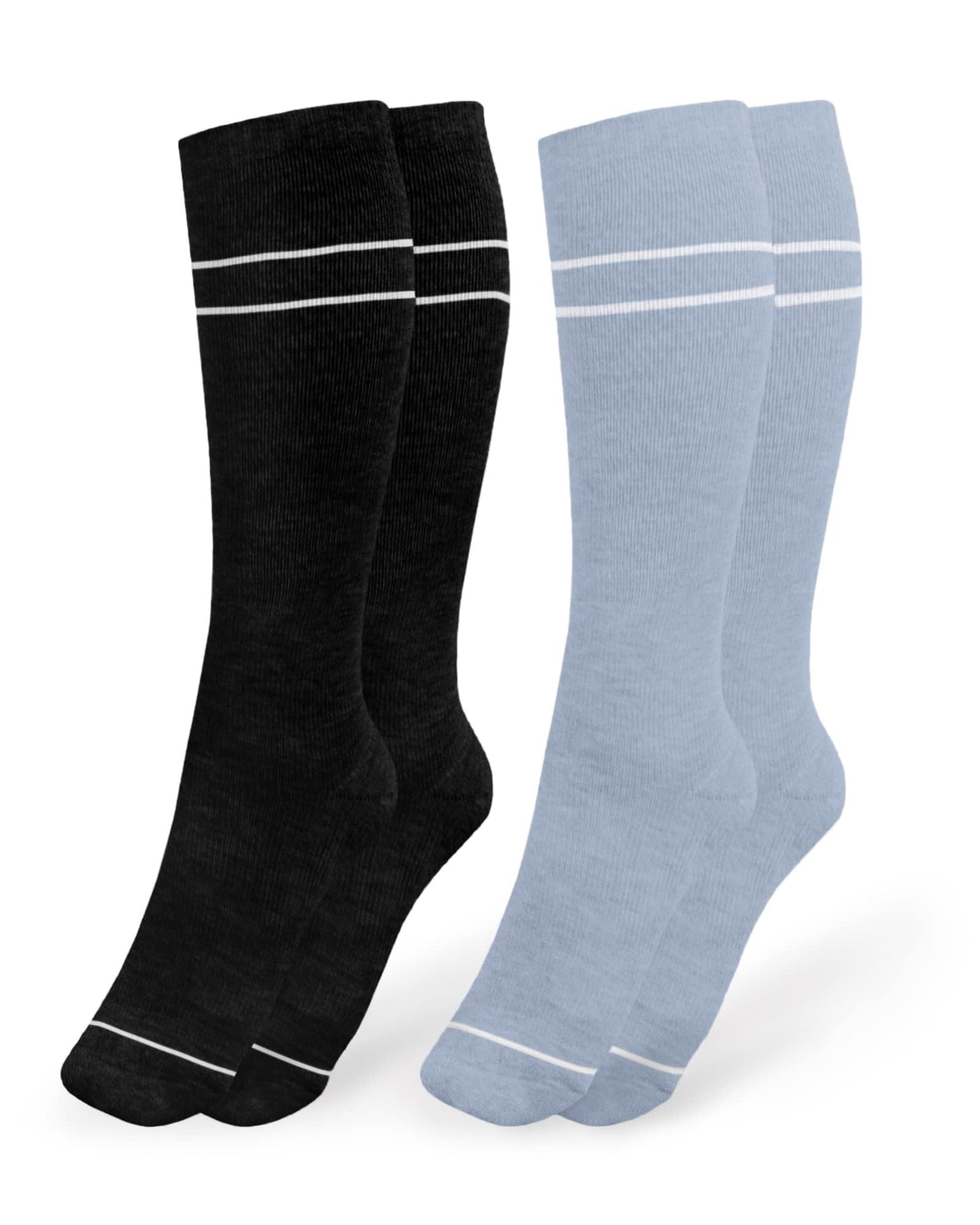 Kindred Bravely Compression Socks 2-Pack | Graduated Compression Socks for Circulation Pregnancy Travel