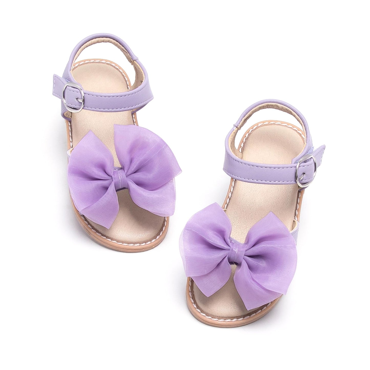 Girls Sandals 3-12 Years | Dressy & Play Shoes | Leather-Like for Outdoor School