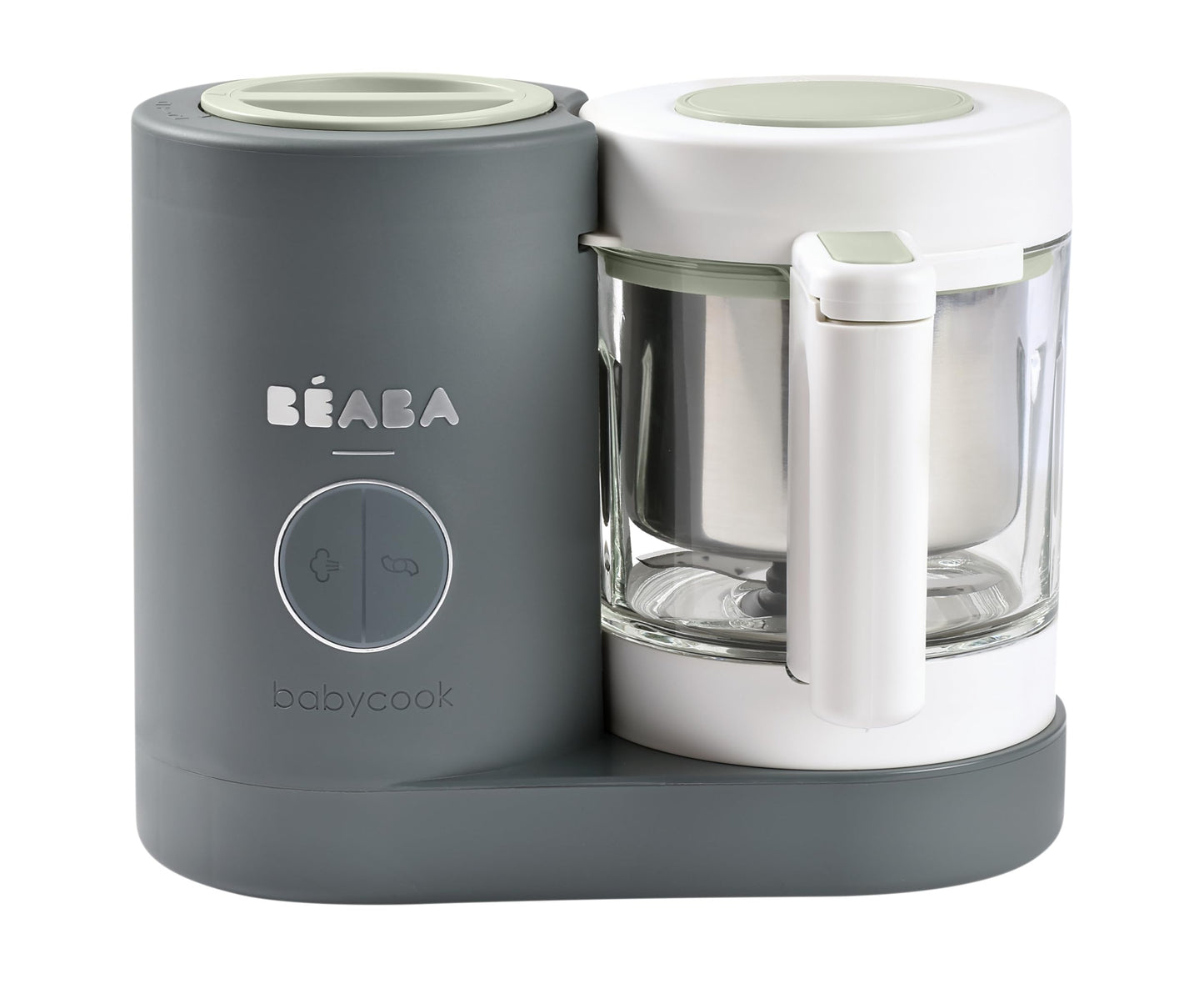 BEABA Babycook Neo Baby Food Maker | Non-Toxic Glass & Stainless Steel | Trusted by Celebrity Moms | Sustainable Baby Food Processor | Global Leader| 34 Servings in 20 Mins