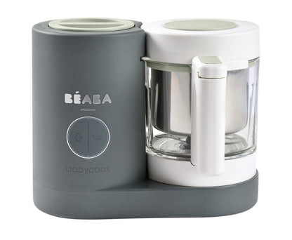 BEABA Babycook Neo Baby Food Maker | Non-Toxic Glass & Stainless Steel | Trusted by Celebrity Moms | Sustainable Baby Food Processor | Global Leader| 34 Servings in 20 Mins