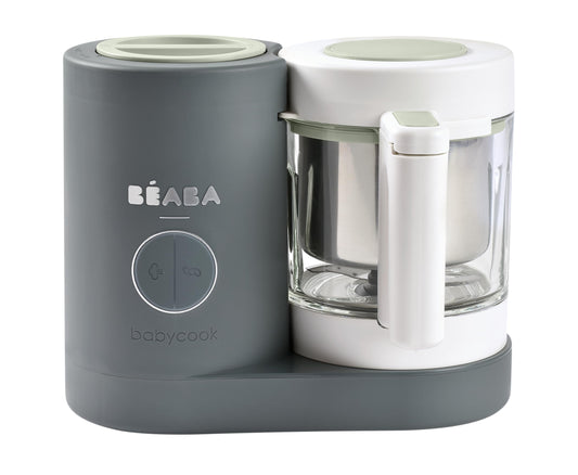 BEABA Babycook Neo Baby Food Maker | Non-Toxic Glass & Stainless Steel | Trusted by Celebrity Moms | Sustainable Baby Food Processor | Global Leader| 34 Servings in 20 Mins