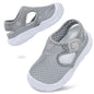 LeIsfIt Toddler Sandals Boys Girls Wide Sandals Kids Water Sandals Barefoot Water Shoes for Beach Swim Lightweight Closed Toe Summer Sandals