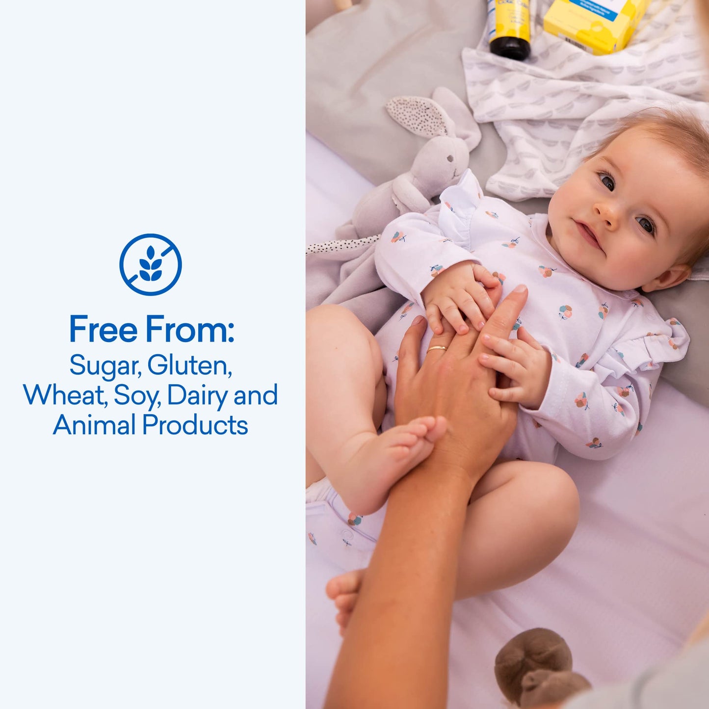 Colic Calm Infant Gripe Water for Colic, Helps Fussiness, Upset Stomach, and Baby Gas Relief, 2 fl oz (Pack of 1)
